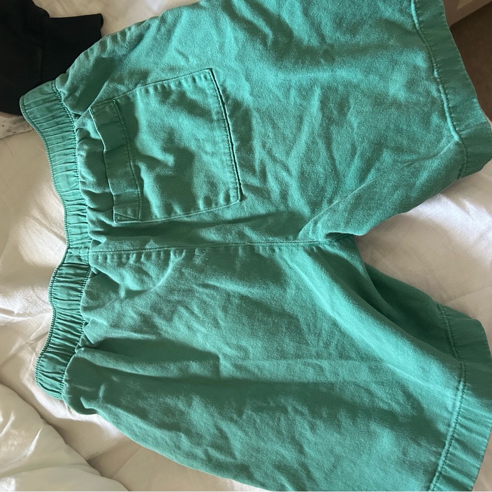 Crewcuts Teal Green Elastic Waist Shorts